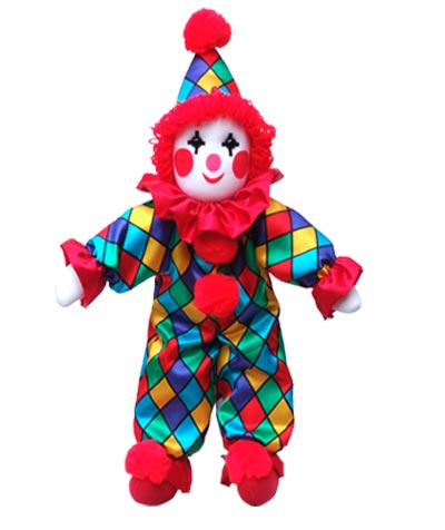 Harlequin clown