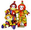 Carnival Satin Clowns